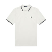 PIQUET POLO SHIRT WITH CONTRASTING INSERTS Man White Graphite Black PIQUET POLO SHIRT WITH CONTRASTING INSERTS Man White Graphite Black
