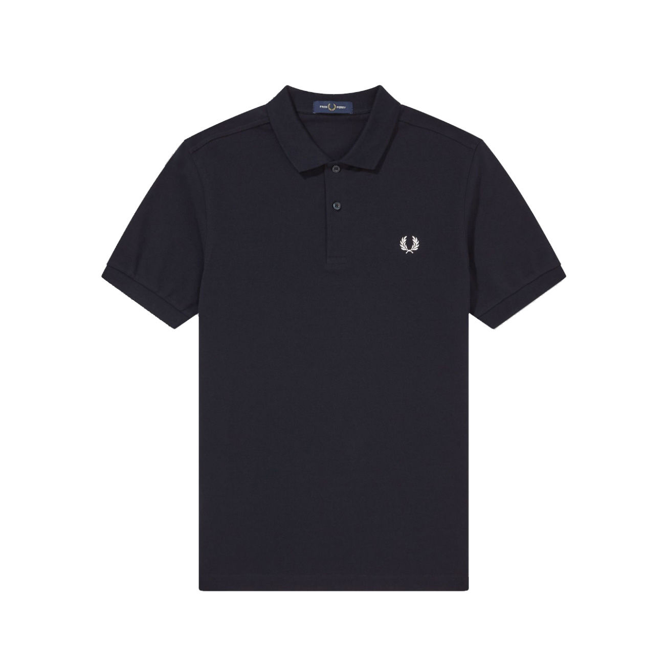 FRED PERRY PIQUET POLO SHIRT WITH SMALL LOGO Man Navy | Mascheroni Store