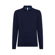 PIQUET POLO WITH PATCH AND SCOTTISH INSERTS Man Navy Blue PIQUET POLO WITH PATCH AND SCOTTISH INSERTS Man Navy Blue