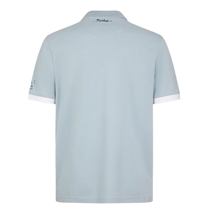 PIQUET SHORT SLEEVE POLO WITH EMBROIDERY