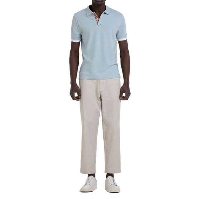 PIQUET SHORT SLEEVE POLO WITH EMBROIDERY