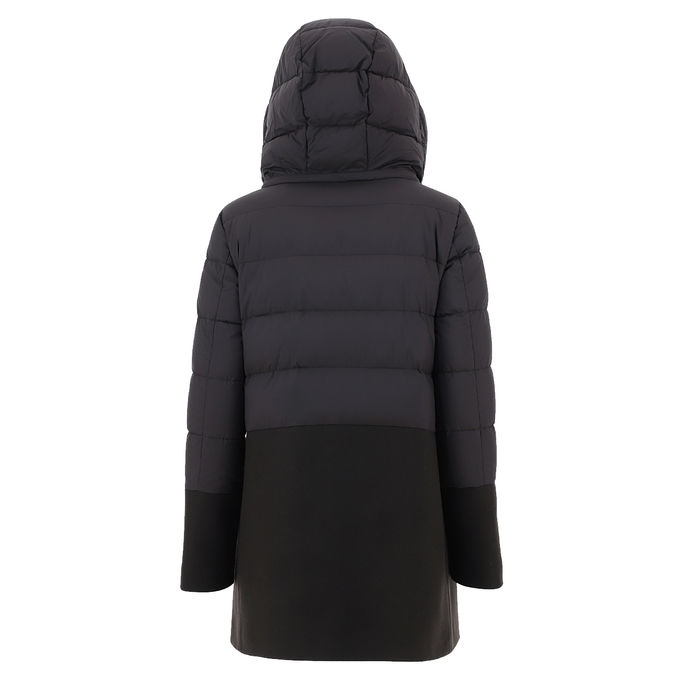 PIUMINO ASIMMETRICO Donna Nero