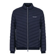 PIUMINO CON ZIP E LOGO A CONTRASTO Uomo Navy Melange Grey PIUMINO CON ZIP E LOGO A CONTRASTO Uomo Navy Melange Grey