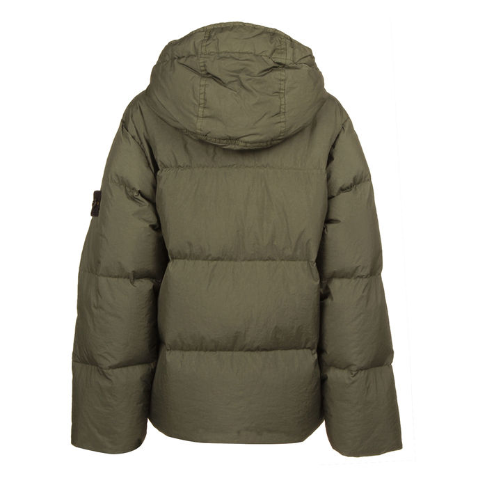 PIUMINO DYED NYLON CRINKLE Kids Olive