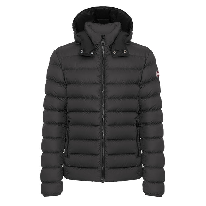 PIUMINO SPORTIVO CON CAPPUCCIO STACCABILE Uomo Vulcan Black