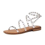 Steve Madden Travel Stud Sandal in Tan • Impressions Online Boutique