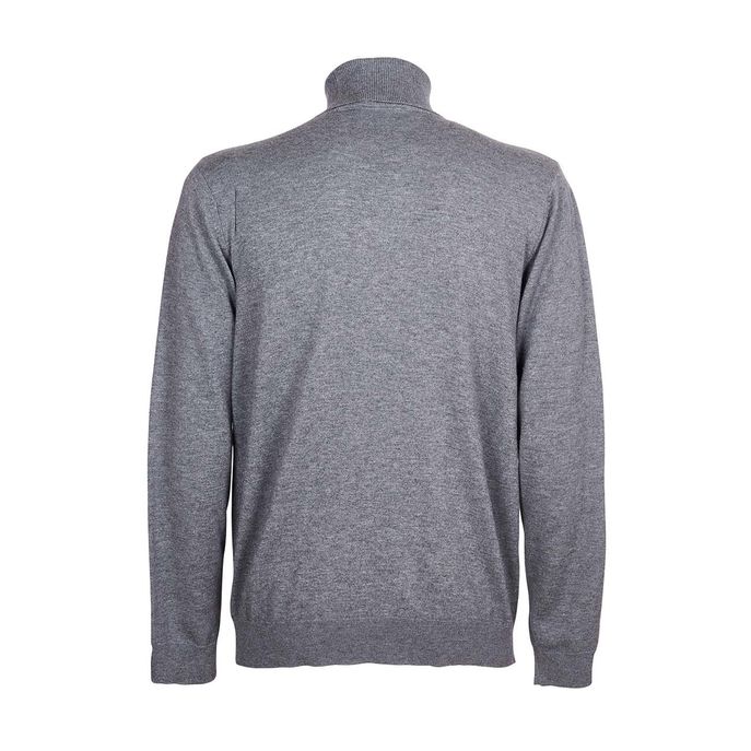 PLAYOFF TURTLENECK SWEATER Man Dark grey heather