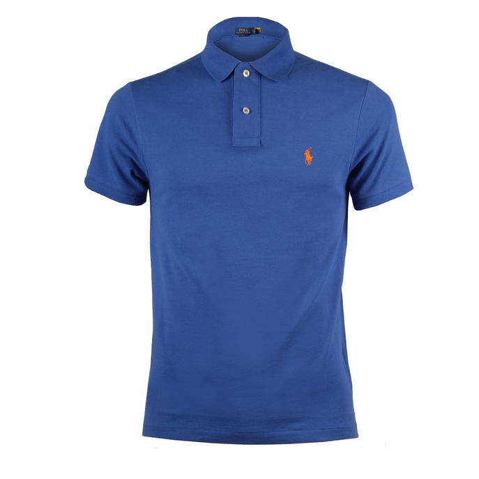 POLO COTTON PIQUET SLIM Man Newirisblue