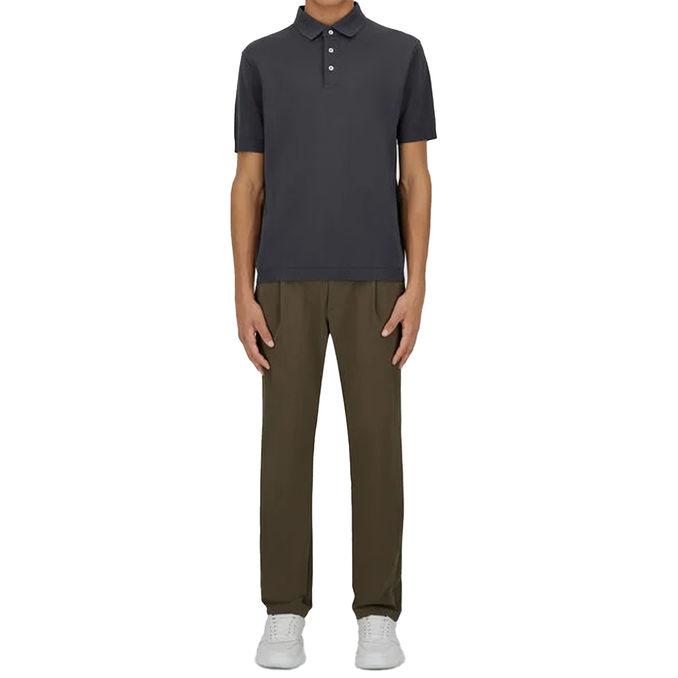 POLO IN JERSEY KNIT EFFECT