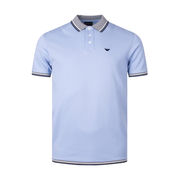 POLO JERSEY FONDO BORDINO Man Light Blue POLO JERSEY FONDO BORDINO Man Light Blue