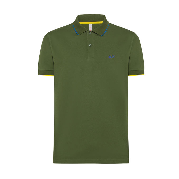 POLO NECK PROFILE Man Green