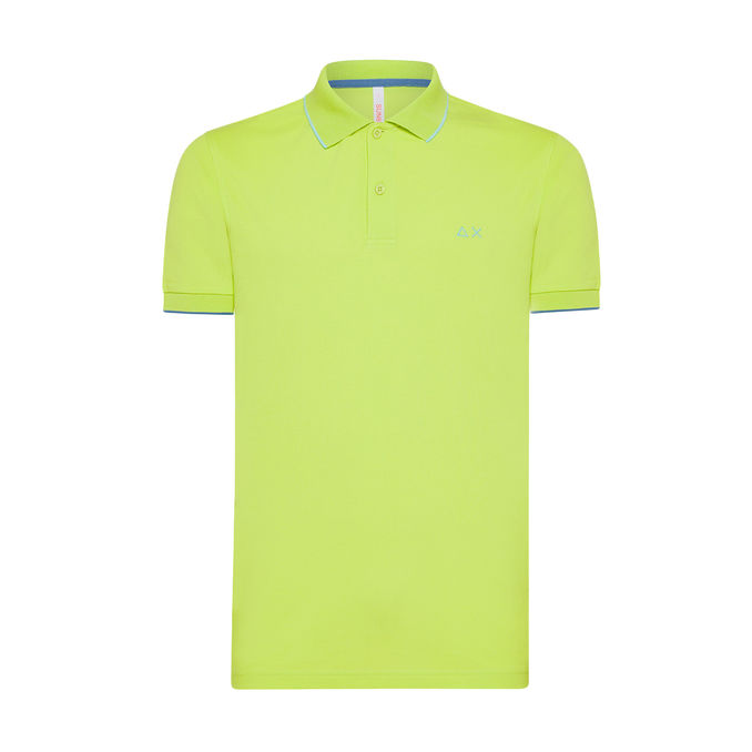 POLO NECK PROFILE Man Lime