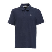 POLO SHIRT IN ECOLOGICAL COTTON Man Navy Blue Heather POLO SHIRT IN ECOLOGICAL COTTON Man Navy Blue Heather
