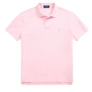 POLO SLIM FIT MESH Man Bath Pink POLO SLIM FIT MESH Man Bath Pink