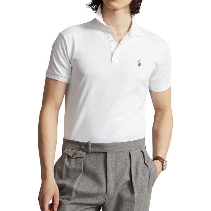 POLO SLIM FIT SOFT TOUCH Man White