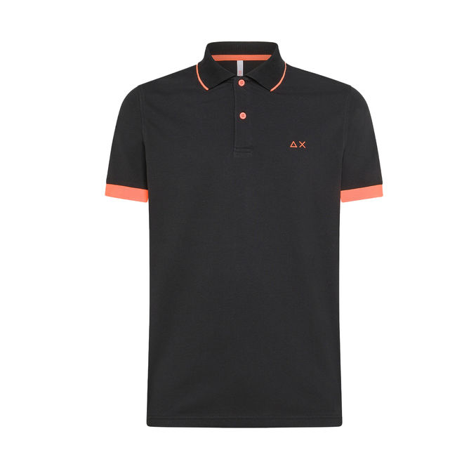 POLO SMALL FLUO Man Black