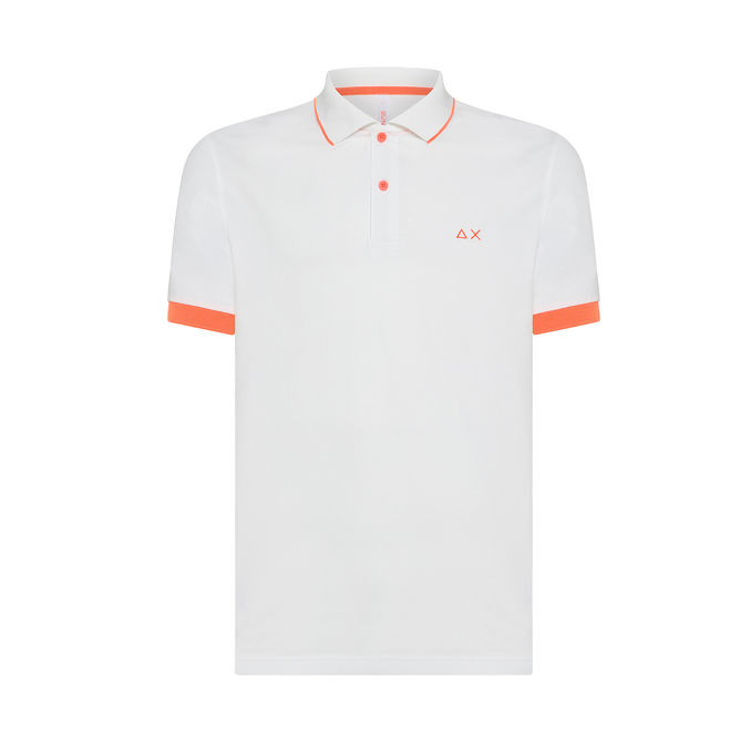 POLO SMALL FLUO Man White