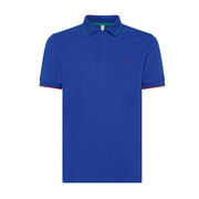 POLO SMALL STRIPE ON COLLAR Man Royal POLO SMALL STRIPE ON COLLAR Man Royal