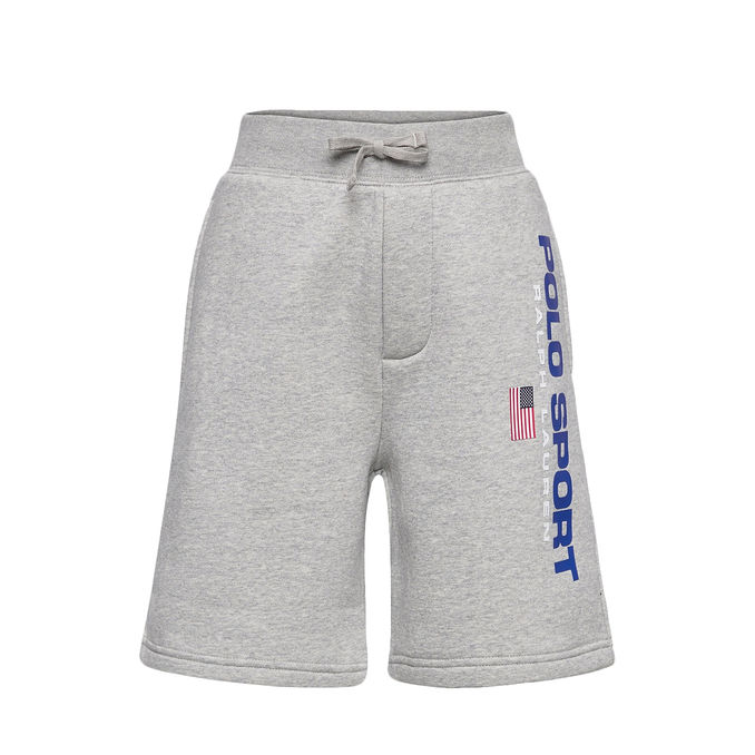 POLO SPORT BERMUDA SHORTS Boy Melange Gray
