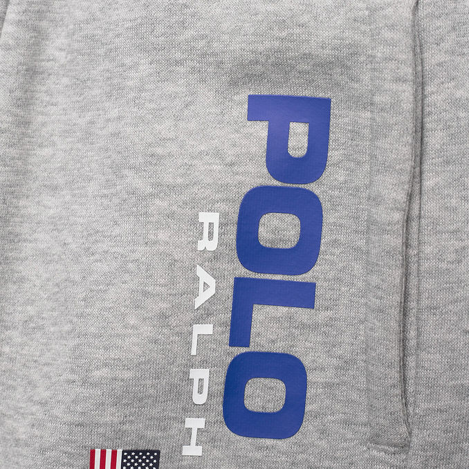 POLO SPORT BERMUDA SHORTS Boy Melange Gray