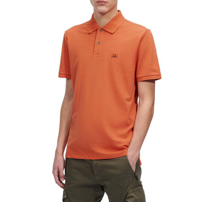 POLO STRETCH PIQUET Man Orange