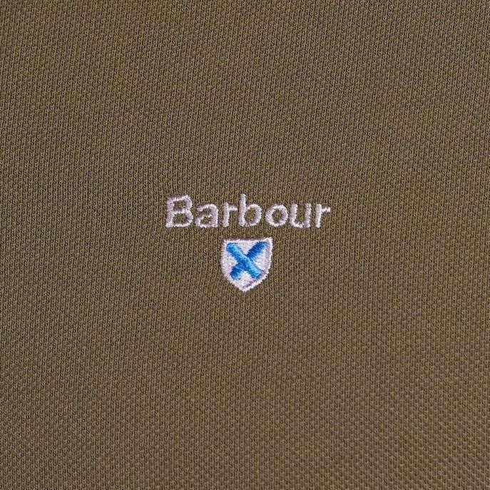 POLO TARTAN PIQUE Man Dark Olive Classic