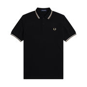 POLO TWIN TIPPED Man Black Snow White Warm Stone POLO TWIN TIPPED Man Black Snow White Warm Stone