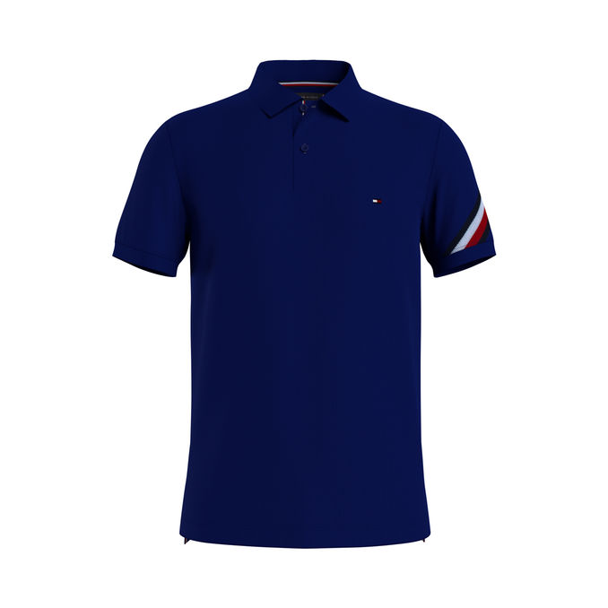 navy tommy hilfiger polo shirt