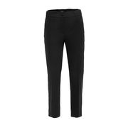 POPELINE ORANGE TROUSERS Woman Black POPELINE ORANGE TROUSERS Woman Black