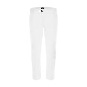POPELINE ORANGE TROUSERS Woman White POPELINE ORANGE TROUSERS Woman White