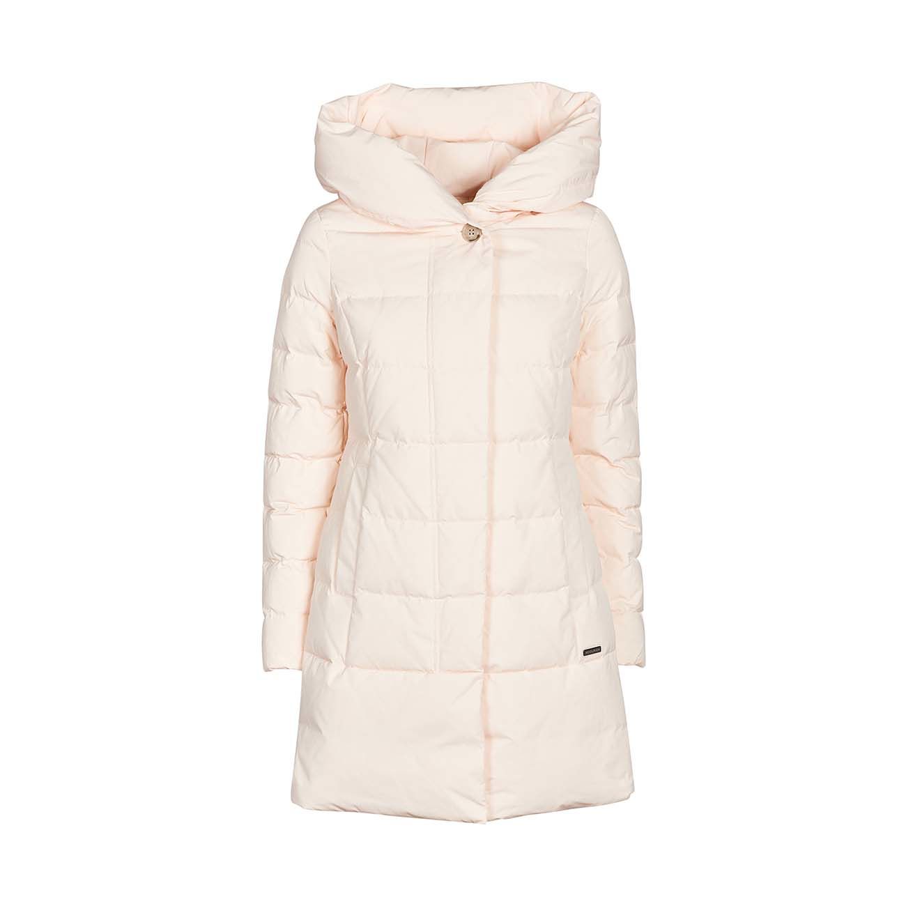 Handel Ondraaglijk Facet WOOLRICH PRESCOTT DOWN JACKET WITH HOOD Woman Ivory | Mascheroni Store