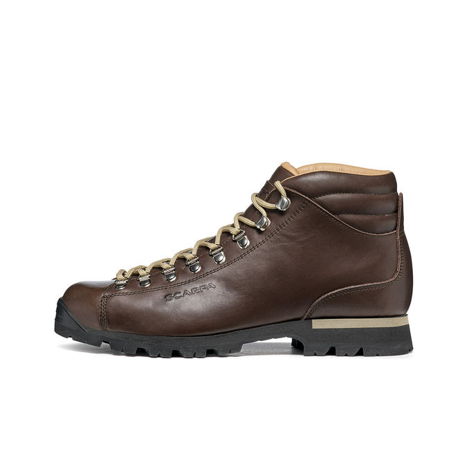 PRIMITIVE LEATHER BOOTS Unisex Brown Rope