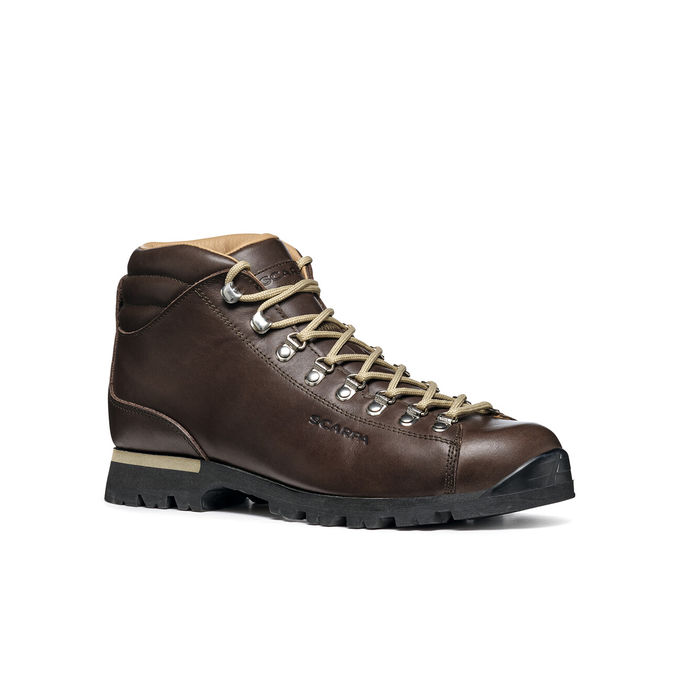 PRIMITIVE LEATHER BOOTS Unisex Brown Rope