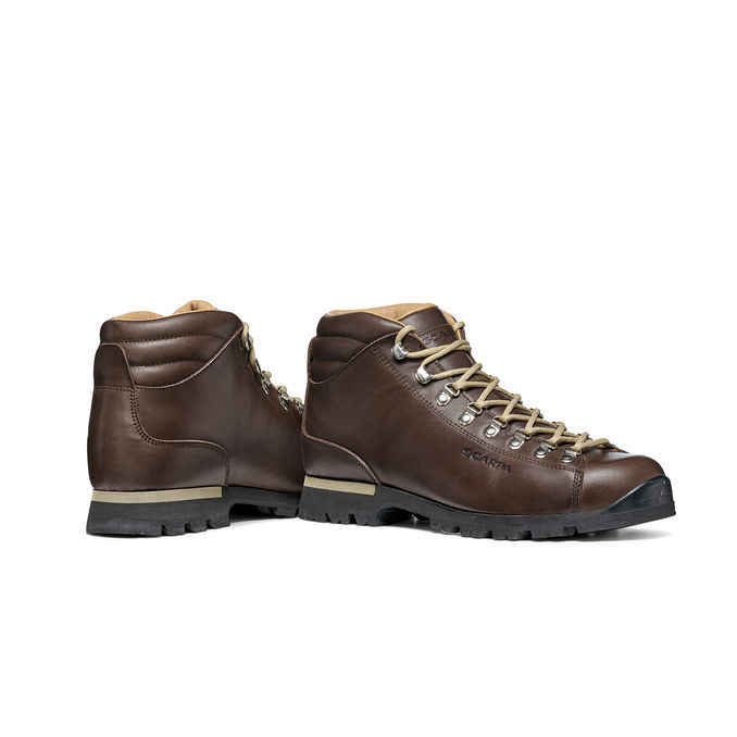 PRIMITIVE LEATHER BOOTS Unisex Brown Rope