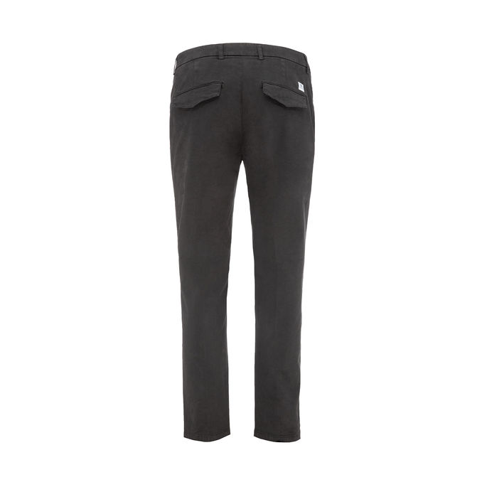 PRINCE CHINO TROUSERS IN COTTON Man Graphite
