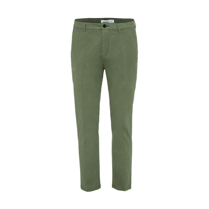 PRINCE CHINO TROUSERS IN COTTON Man Military