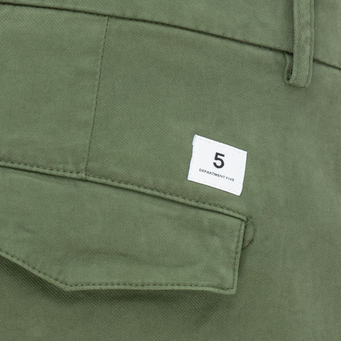 PRINCE CHINO TROUSERS IN COTTON Man Military