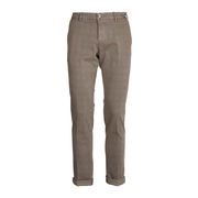 PRINCE OF WALES EXTRA SLIM CHINO TROUSERS Man Dove grey PRINCE OF WALES EXTRA SLIM CHINO TROUSERS Man Dove grey