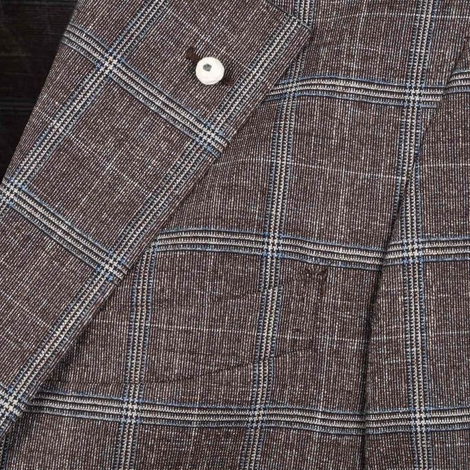 PRINCE OF WALES JACKET WITH PATCH POCKETS