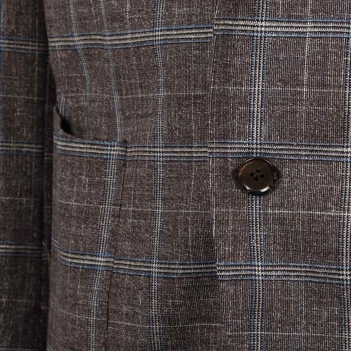 PRINCE OF WALES JACKET WITH PATCH POCKETS