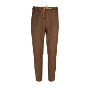 PRINCE OF WALES PANTS BASE Man Beige Brown PRINCE OF WALES PANTS BASE Man Beige Brown