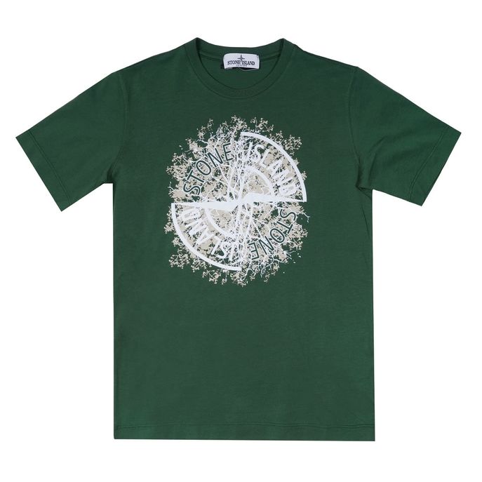 PRINTED COTTON T-SHIRT Kids Green