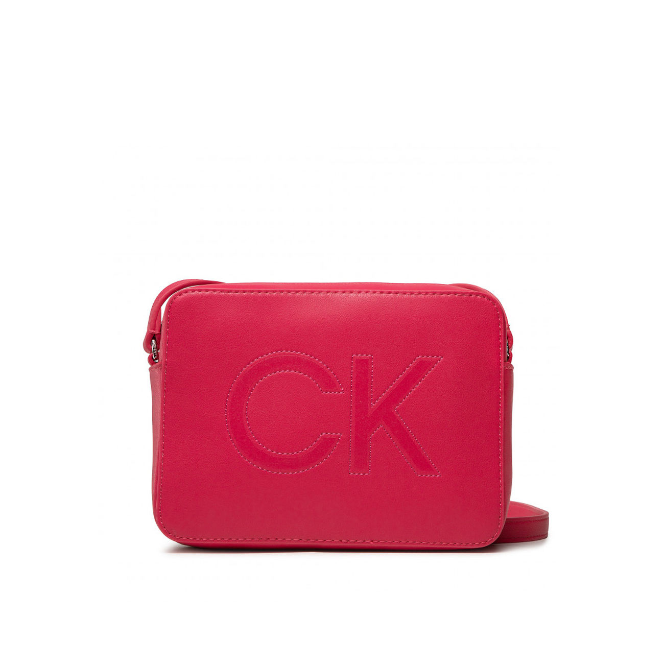 Red Snake Skin Flap Crossbody Bag | Bags | Calvin Klein