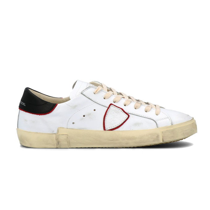 PRSX VEAU COLLAGE SNEAKERS Man Blanc Rouge