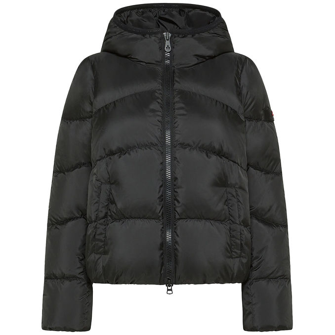 PUFFER JACKET CARENA MQN 01 WITH CONTRASTING DETAILS