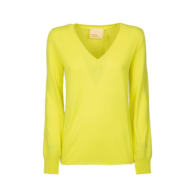PULL ARIELLE Woman Jaune Fluo
