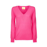 PULL ARIELLE Woman Rose Fluo  PULL ARIELLE Woman Rose Fluo