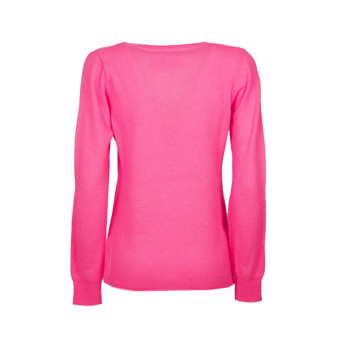 PULL ARIELLE Woman Rose Fluo 