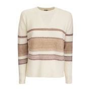 PULL CAPANNA FILATO ALPACA METALIZZATO Donna Bianco Lana PULL CAPANNA FILATO ALPACA METALIZZATO Donna Bianco Lana