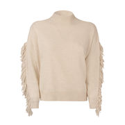 PULL EGIZI Woman Rice Melange PULL EGIZI Woman Rice Melange